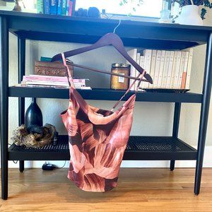 Milk & Honey silk cowl neck top